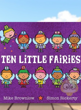 【预售】十个小仙女 Ten Little Fairies  原版英文儿童绘本进口书籍图书外版正版