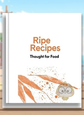 【现货】食谱为食物而思考Ripe Recipes - Thought For Food英文餐饮Angela Redfern精装Beatnik Publishing进口原版书995142书籍