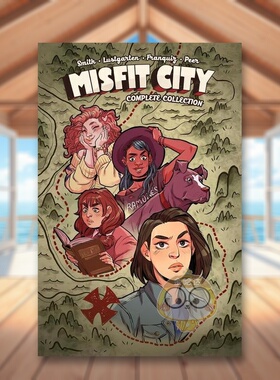 【预售】怪诞之城：完整合集 Misfit City Complete Collection 原版英文漫画书 80年代经典之作 史诗级科幻作进口书籍图书外版正