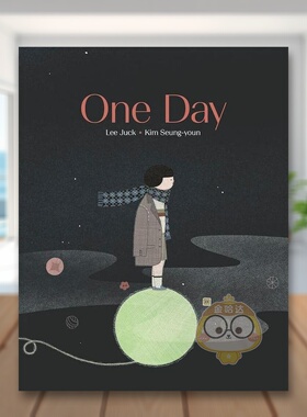 【现货】爷爷出门的那一天One Day英文儿童绘本插画师3-6岁精装Lee Juck  Kim Seung-youn进口原版书Enchanted Lion Books592书籍