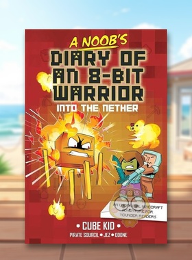【预售】8位勇士日记新手日记精装Noob's Diary of an 8-Bit Warrior英文漫画图书精装进口原版书Cube Kid Andrews McMeel Publi书