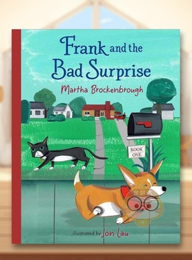 【现货】弗兰克和大惊喜全彩桥梁书英文儿童桥梁书进口原版书精装Frank and the Bad Surprise Jon Lau Levine Querido书籍图书外