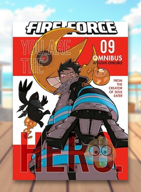 【预售】炎炎消防队合集9英文漫画进口原版书平装14岁以上Fire Force Omnibus 9  Atsushi OhkuboKodansha Comics书籍图书外版正版
