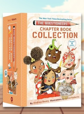 【现货】提问者章节书籍收藏 1-6英文儿童趣味进口原版外版书精装3-6周岁Questioneers Chapter Book Collection (Books 1-6)Amul