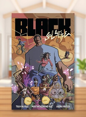 【预售】黑至英文漫画进口原版书精装14岁以上Black Solstice Martin Desmond RoeDark Horse书籍图书外版正版