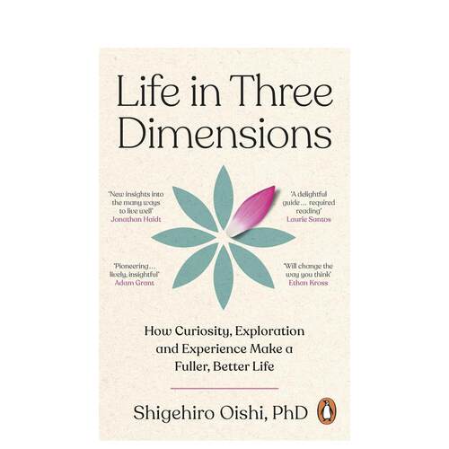 【预售】三维人生：：好奇心、探索和体验成就充实美好人生 Life in Three Dimensions 原版英文生活综合进口书籍图书外版正版