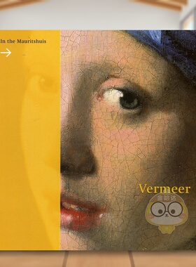 【预售】维米尔 Vermeer 原版英文艺术画册画集进口书籍图书外版正版