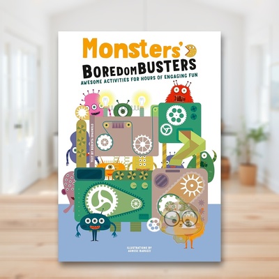 【预售】怪物解闷宝典：趣味活动玩不停 Monsters' Boredom Busters  原版英文儿童趣味进口书籍图书外版正版