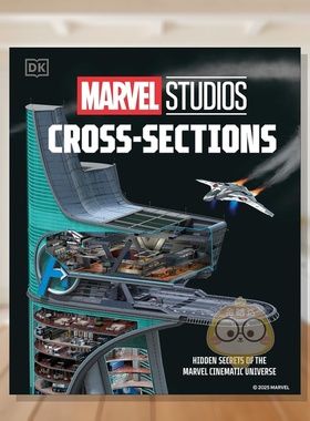 【预售】漫威工作室：惊人内部构造图解 Marvel Studios Incredible Cross-Sections 原版英文艺术插画原画设定集进口书籍图书外版