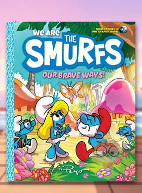 【预售】我们是蓝精灵勇敢的方式英文儿童漫画PEYO进口原版书平装We Are the Smurfs: Our Brave Ways!Abrams书籍图书外版正版