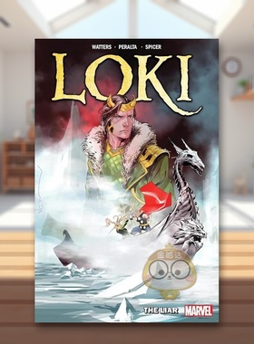 【现货】【Marvel】洛基骗子英文漫画简装进口原版书LOKI: THE LIAR Dustin Nguyen  Dan Watters  German Peralta书籍图书外版正