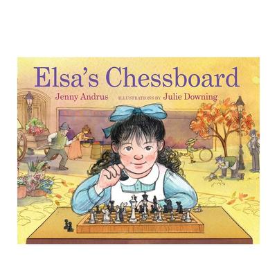 【现货】艾尔莎的棋盘 Elsa's Chessboard 原版英文儿童绘本进口书籍图书外版正版