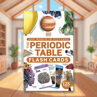 【预售】元素周期表 记忆卡片The Periodic Table Flash Cards英文文创卡牌DKDK Children进口原版书241536353书籍图书外版正版