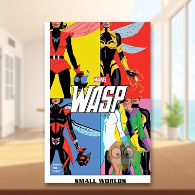 【预售】【Marvel】黄蜂小世界英文漫画平装进口原版书Wasp: Small Worlds Al Ewing书籍图书外版正版