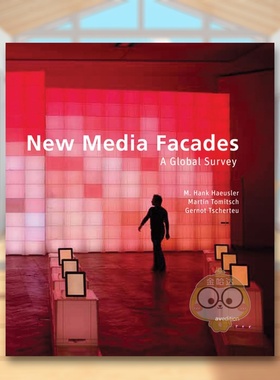 【预售】新媒体建筑立面：全球概览 New Media Facades: A Global Survey 原版英文建筑设计进口书籍图书外版正版