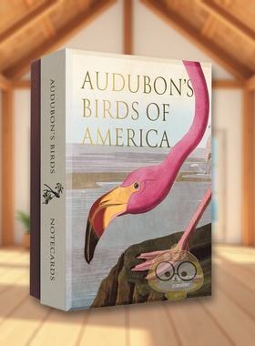 【预售】奥杜邦的美国鸟类：阿贝维尔感谢卡套装 Audubon's Birds of America:An Abbeville Notecard Set 原版明信片进口书籍图书