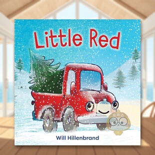 【预售】小红帽英文儿童绘本交通工具城市人文进口原版书Little Red精装3岁-6岁Will Hillenbrand Hachette Books书籍图书外版正版