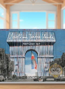 【现货】克里斯托和珍妮-克劳德明信片套装Christo and Jeanne-Claude. Postcard Set英文文创明信片Christo TASCHEN进口原版书97