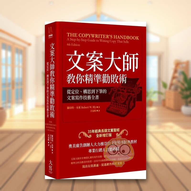 【现货】文案大师教你精准劝败术从定位构思到下笔的文案写作技艺全书35年经典长销文案圣经全新增订版中文繁体行销企划罗伯特?布