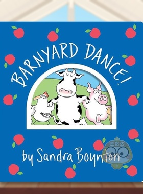 【现货】牧场舞曲英文儿童绘本IP系列进口原版外版书纸板书3-6周岁【Boynton on Board】Barnyard Dance!SBoynton Bookworks书籍图