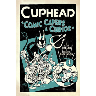 【预售】黑马漫画 茶杯头卷1 Cuphead Volume 1: Comic Capers & Curios 英文漫画书原版进口图书 Zack Keller Inkwell Isles