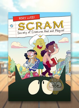 【预售】SCRAM真实与魔法生物协会平装英文儿童漫画进口原版外版书RoryLucey平装6-9岁SCRAMSocietyofCreaturesRealandMagicalfi书