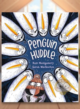 【现货】企鹅抱团行动Penguin Huddle英文儿童绘本人际关系3-6岁精装Ross Montgomery进口原版书Walker Books UK6389838书籍图书外