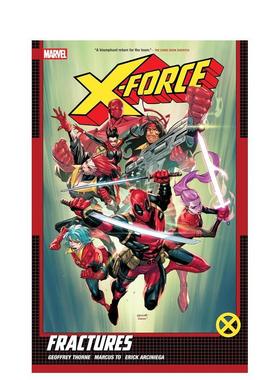 【现货】漫威漫画 X特攻队卷1：裂痕 by杰弗里·索恩 X-Force by Geoffrey Thorne Vol.1: Fractures 英文漫画书原版进口美漫书籍