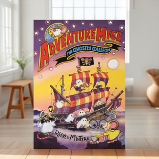 Adventuremice The 英文儿童桥梁书进口书籍图书外版 预售 正版 原版 冒险萌鼠团：幽灵帆船 Galleon Ghostly