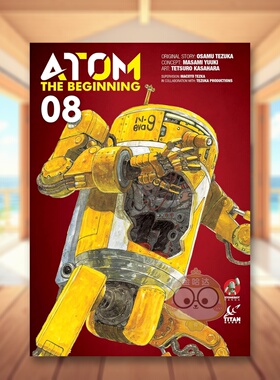 【预售】铁壁阿童木起源卷8英文漫画进口原版书平装14岁以上ATOM: The Beginning Vol. 8 Tetsuro Kasahara Titan Books书籍图书外