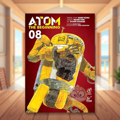 【预售】铁壁阿童木起源卷8英文漫画进口原版书平装14岁以上ATOM: The Beginning Vol. 8 Tetsuro Kasahara Titan Books书籍图书外