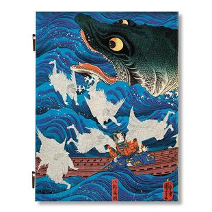 Prints 预售 Japanese 原版 木刻版 日本浮世绘 TASCHEN 画进口书籍图书外版 函套两卷和本 英文艺术画册画集 Woodblock
