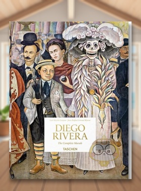 【现货】【TASCHEN】迭戈里维拉壁画全集Diego Rivera. The Complete Murals英文外国美术20世纪精装进口原版书195书籍图书外版正