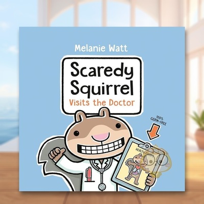 【现货】害怕的松鼠去看医生Scaredy Squirrel Visits the Doctor英文儿童绘本虚构类3-6岁精装Melanie Watt进口原版书Tundra Boo