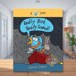 【现货】【小鸟Really】小鸟Really真的很害怕英文儿童漫画进口原版图书精装【Really Bird Stories】Really Bird, Really Scare书