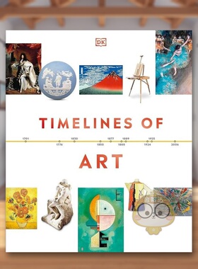 【预售】艺术年表Timelines of Art英文艺术总论历史理论评论DKDK精装进口原版书241601594书籍图书外版正版