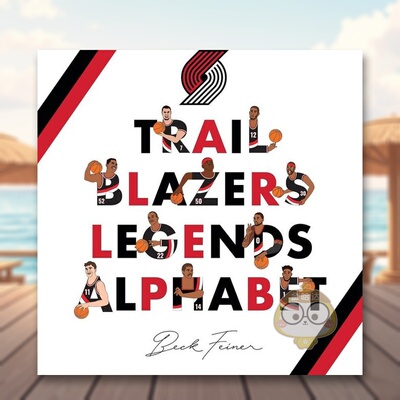 【预售】开拓者队传奇字母表英文运动进口原版外版书精装14岁以上Trail Blazers Legends Alphabet Beck Feiner Alphabet Legends