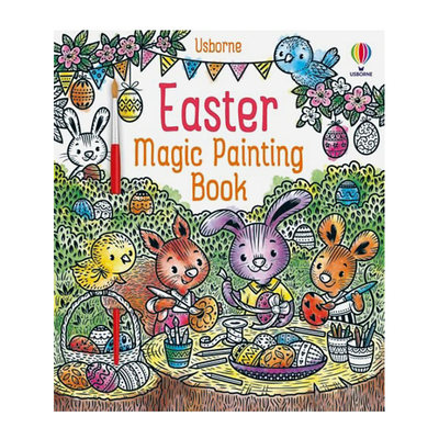 【现货】复活节涂色书 Easter Magic Painting Book Abigail Wheatley and Elzbieta Jarzabek Usborne 英文原版进口儿童绘本