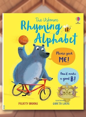 【预售】押韵字母表英文儿童自然拼读进口原版外版书The Rhyming AlphabetFelicity Brooks Usborne children’s books书籍图书正