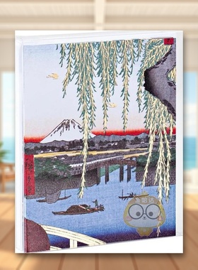【预售】歌川广重明信片套装 Hiroshige Notecard Set 原版明信片进口书籍图书外版正版