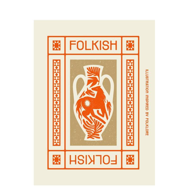 【现货】民风绘卷：民俗传说启发的插画艺术 Folkish : Illustrations Inspired by Folklore英文进口原版图书插画原画设定集Vict