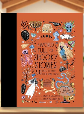 【预售】灵异故事世界 【A World Full of】Spooky Stories 原版英文儿童绘本进口书籍图书外版正版