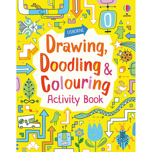 【现货】绘画、涂鸦和涂色活动手册 Drawing, Doodling and Colouring Activity Book 英文原版进口外版图书