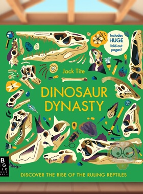【预售】恐龙王朝：爬行王者的崛起史诗 Dinosaur Dynasty: Discover the Rise of the Ruling Reptiles 原版英文儿童绘本进口书籍