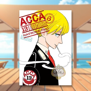【预售】ACCA13区监察课 6 ACCA 13-Territory Inspection Department， Vol. 6 原版英文漫画书 治愈日常 改编动画 小野夏芽进口