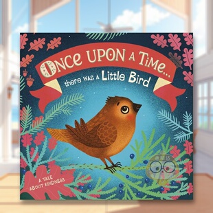 【现货】从前…有一只小鸟英文儿童故事进口原版外版书纸板书【Once Upon A Time】...there was a Little BirdMaja DK Children书