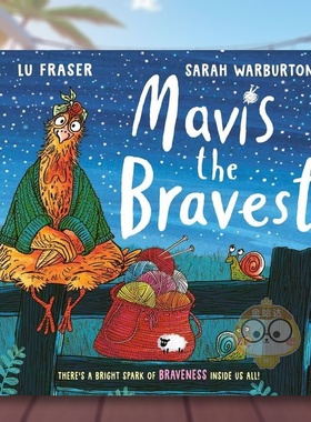 【预售】最勇敢的梅维斯英文儿童绘本自我认知情绪管理进口原版书精装Mavis the Bravest Fraser Macmillan US书籍图书外版正版