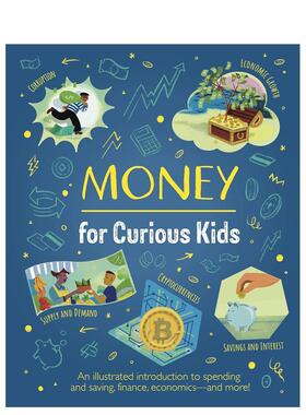 【现货】好奇孩子的经济学启蒙 【Curious Kids】Money for Curious Kids 原版英文儿童绘本进口书籍图书外版正版