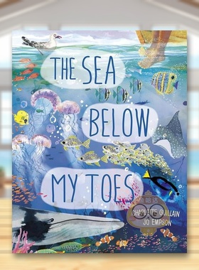 【预售】【手风琴书】我脚下的海 【Look Closer】The Sea Below My Toes 原版英文儿童绘本进口书籍图书外版正版