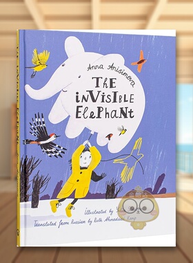 【预售】【俄罗斯插画师Yulia Sidneva】隐形的象英文儿童绘本插画师进口原版外版书精装3岁-6岁The Invisible ElephantAnna Ani书